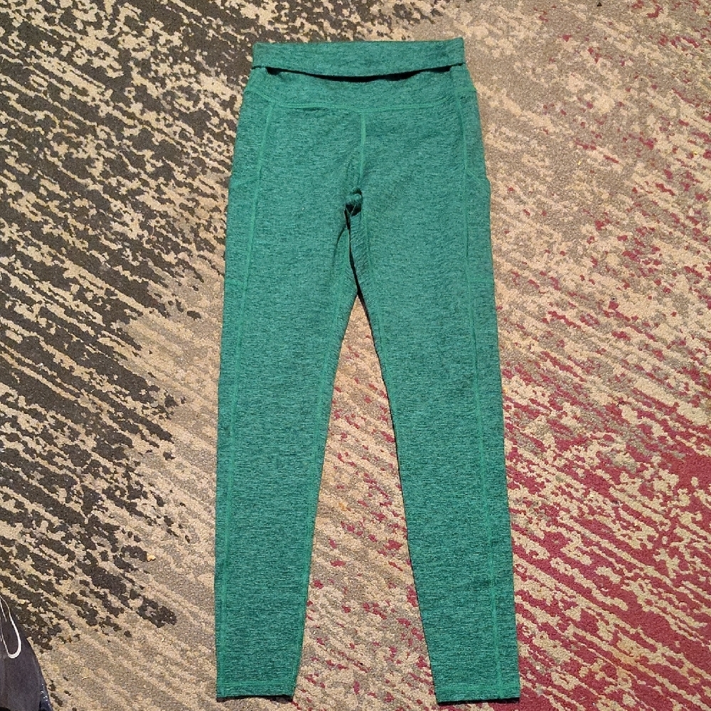 Green Athletic Leggings